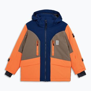 Detská lyžiarska bunda LEGO Lwjian 713 orange