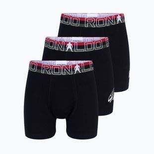 Detské bokserky CR7 Trunk 3 pairs black