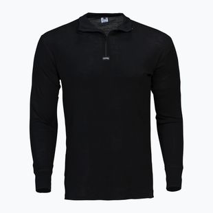 Pánska termo mikina Dovre Wool Half Zip black