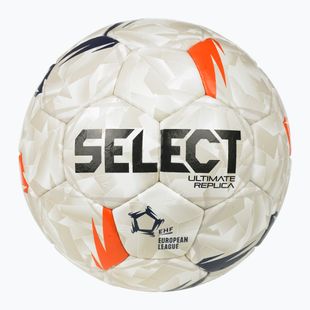Loptu na hádzanú SELECT Ultimate EHF European League V26 Replica rozmiar 0 white/black/orange