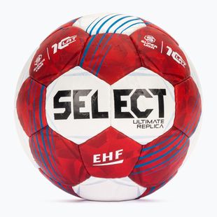 Loptu na hádzanú SELECT Ultimate EHF Superliga V26 Replica white/red