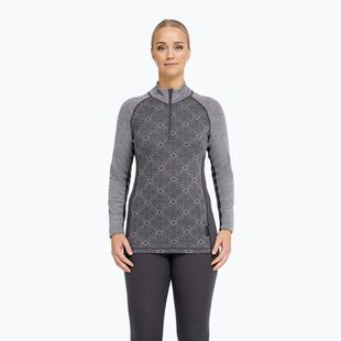Dámska termo bielizeň Dovre Wool Organic Half Zip grey