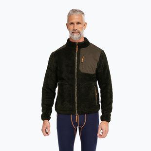Pánska fleecová mikina Dovre Teddy Fleece green