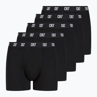 Pánske boxerky CR7 Basic Trunk 5 párov black/white