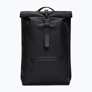 Mestský batoh Rains Rucksack Rolltop 13 + 4 l black