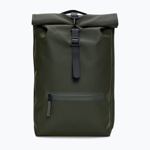 Mestský batoh Rains Rucksack Rolltop 13 + 4 l green