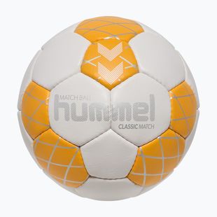 Loptu na hádzanú Hummel Classic Match HB off white/orange/silver size2