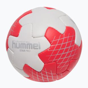 Loptu na hádzanú Hummel Star Pro HB off white/red/silver size 2