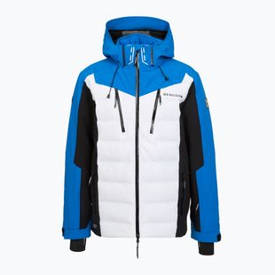 Pánska lyžiarska bunda BERGSON Velox Stx ibiza blue/white
