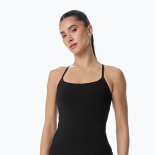 Dámske tréningové tričko Cardio Bunny With Built-in Black bra