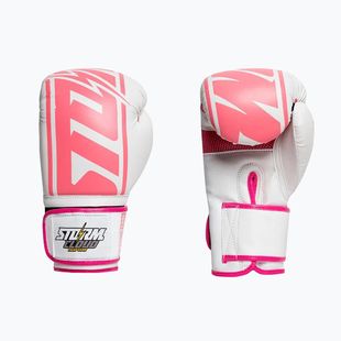 Boxerské rukavice StormCloud Bolt 2.0 white/pink