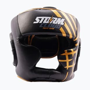 Boxerská prilba StormCloud Lynx black/gold