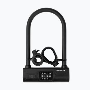Zámok na bicykel GERDA Ultra Combo 245/153C U-Lock black