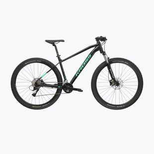 Horský bicykel KROSS Level 1.0 black/green/gloss