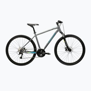 Krosový bicykel KROSS Evado 3.0 grey/teal/gloss