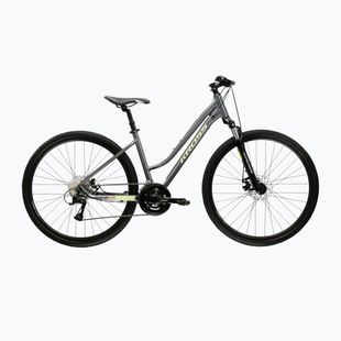 Dámsky crossový bicykel KROSS Evado 3.0 In gray/green