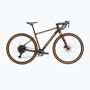 Gravelový bicykel KROSS Esker 2.0 brown/beige/gloss