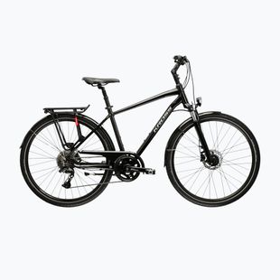 Pánsky trekingový bicykel KROSS Trans 7.0 black/silver/gloss