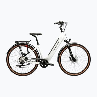 Elektrický bicykel KROSS Trans Hybrid 1.0 el. 522 Wh pearl/black/gloss