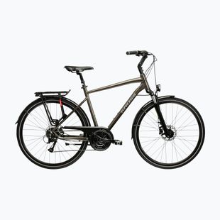 Trekingový bicykel KROSS Trans 4.0 brown/silver/gloss