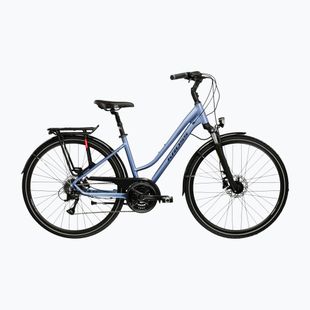 Dámsky trekingový bicykel KROSS Trans 4.0 In blue/black/matte