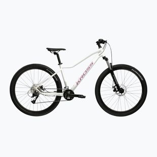 Dámsky horský bicykel KROSS Lea 3.0 in 27.5 white/pink/gloss