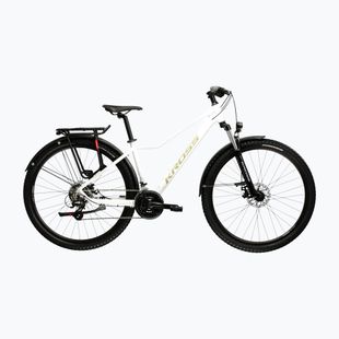 Dámsky horský bicykel KROSS Lea 2.0 Eq W 27.5 white/gold/gloss