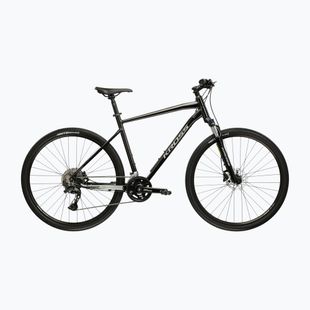 Krosový bicykel KROSS Evado 7.0 black/silver/gloss