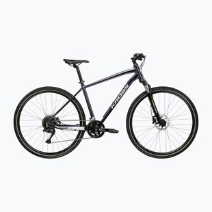 Krosový bicykel KROSS Evado 5.0 navy/silver/gloss