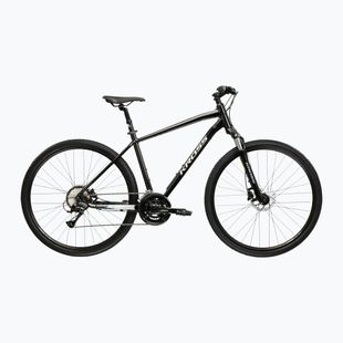 Krosový bicykel KROSS Evado 4.0 black/silver/gloss