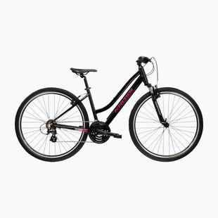 Dámsky crossový bicykel KROSS Evado 2.0 In black/pink