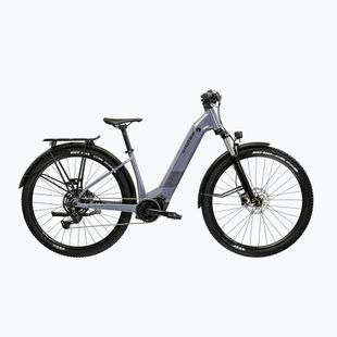 Elektrický bicykel KROSS Influx Suv Hybrid 1.0 820Wh LS gray/black/gloss
