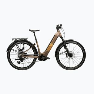 Elektrický bicykel KROSS Influx Suv Hybrid 6.0 29 el. 800 Wh gray/gold/matte