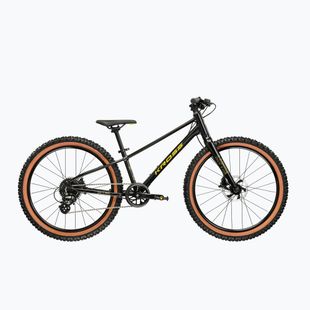 Detský bicykel KROSS Liftie 24 X black/yellow/matte