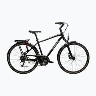 Trekingový bicykel KROSS Trans 3.0 black/grey/gloss