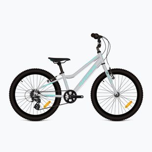 Detský bicykel KROSS Lea Mini 1.0 silver/turquoise/gloss
