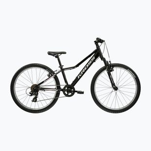 Detský bicykel KROSS Lea Jr 1.0 In black/silver/gloss