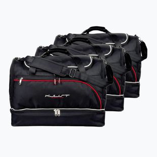 Súprava tašiek do batožinového priestoru auta KJUST Alfa Romeo Mito Hatchback 2008-2018 3 ks. black