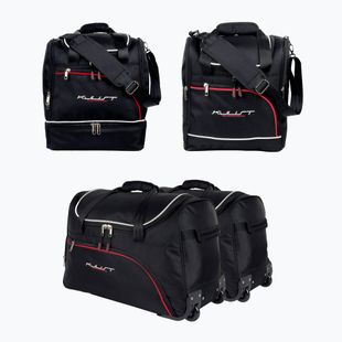 KJUST sada tašiek do kufra Opel Astra Hatchback PHEV 2021+ 4 ks čierna.