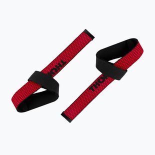 Vzpieračský pás THORN FIT Lifting Straps Anti-Slip red