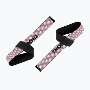 Vzpieračský pás THORN FIT Lifting Straps Anti-Slip pink