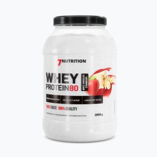 Srvátka 7Nutrition Protein 80 2kg biela čokoláda-jahoda 7Nu000315