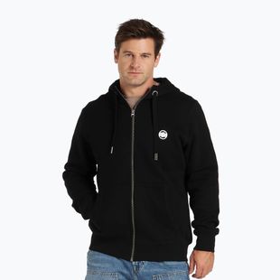 Pánska mikina Pitbull Small Logo Hooded Zip black