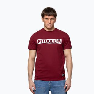 Pánske tričko Pitbull West Coast Hilltop burgundy