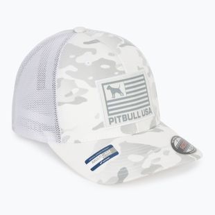 Pánska šiltovka Pitbull Mesh Full Cap Pitbull Usa Multicam white/camouflage