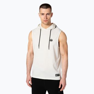 Pánske tielko Pitbull Mercado Hilltop Hooded Sleeveless white