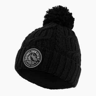 Pánska zimná čiapka Pitbull Beanie Snow Crew black