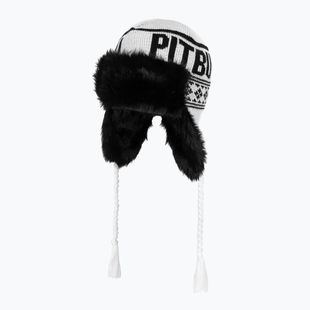 Pánska zimná čiapka Pitbull Beanie Mission Bay white/black