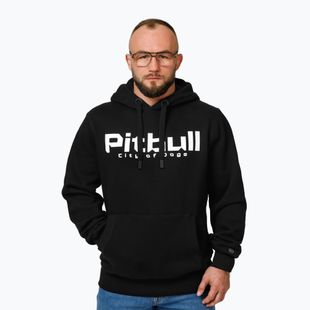 Pánska mikina Pitbull Hooded City Of Dogs black