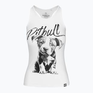 Dámske tielko Pitbull Puppy biele